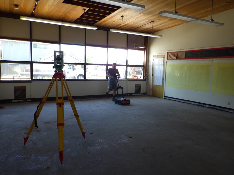 GPR inside a decommissioned school in Cannon Beach, Oregon